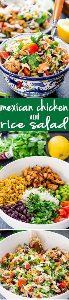 Mexican Chicken and Rice Salad