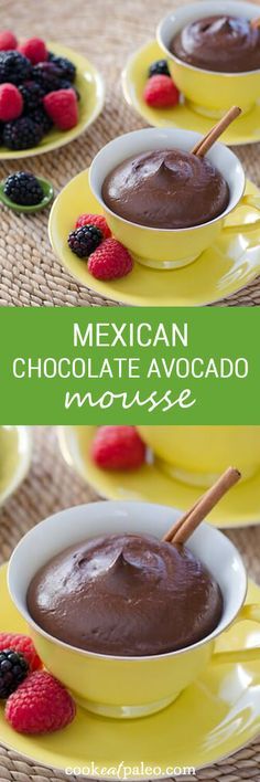 Mexican Chocolate Avocado Mousse