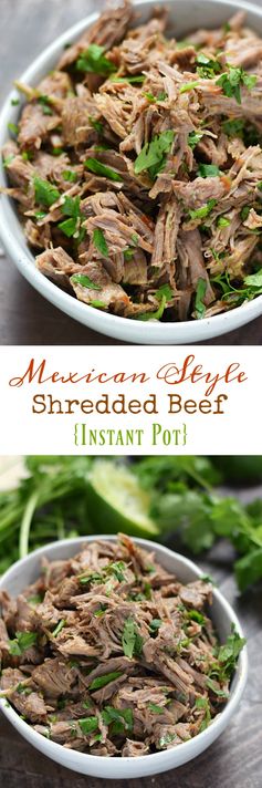 Mexican Style Shredded Beef (Instant Pot