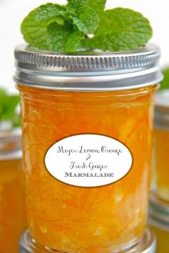 Meyer Lemon, Orange and Fresh Ginger Marmalade