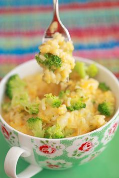 Microwave Mug Broccoli and Cheese Rice Bowl (Microwave Mug Meals