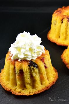 Mini Candied Fruit Christmas Bundt Cake