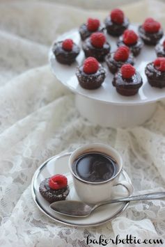 Mini Flourless Chocolate Tortes (gluten free