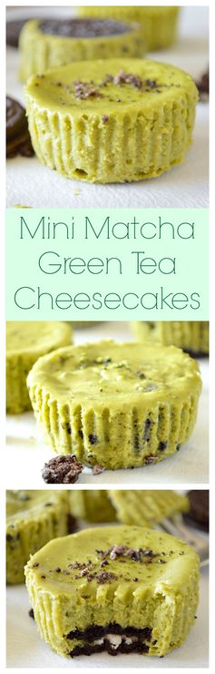 Mini Matcha Green Tea (Oreo Cheesecakes