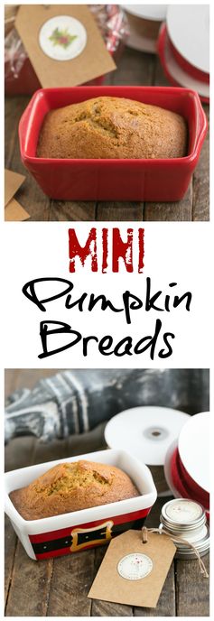 Mini Pumpkin Bread