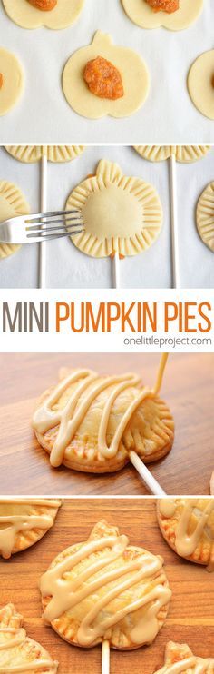 Mini Pumpkin Pies | Pumpkin Pie Pops