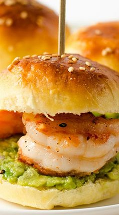 Mini Shrimp Guacamole Sandwich