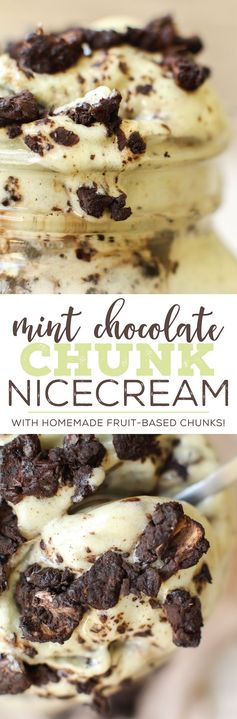 Mint Chocolate Chunk Nicecream