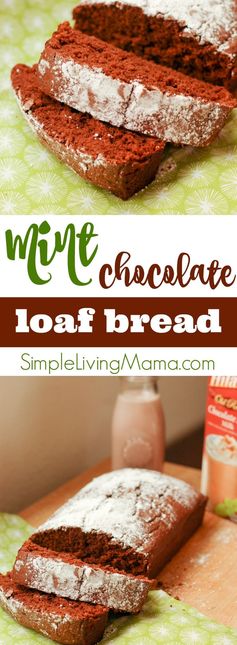 Mint Chocolate Loaf Bread