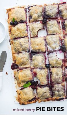 Mixed Berry Pie Bites