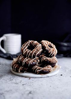 Mocha Crunch Donuts