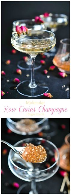 Molecular Rose Caviar Champagne