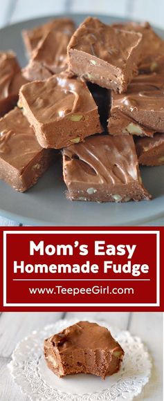 Mom’s Easy Homemade Fudge