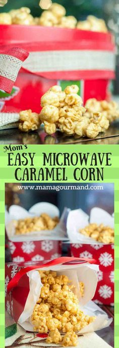 Mom's Easy Microwave Caramel Corn