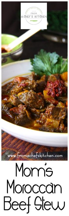 Mom's Moroccan Beef Stew