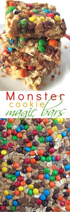 Monster Cookie Magic Bars
