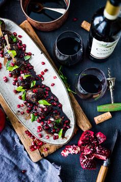 Moroccan Meatballs with Pomegranate glaze