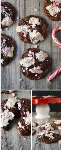 Mrs. Claus Chocolate Peppermint Cookies