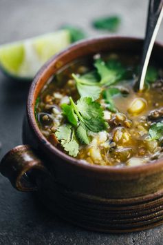 Mushroom Poblano Posole Verde