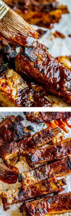 Nana’s Fall-Off-The-Bone Ribs and “Barb”-ecue Sauce