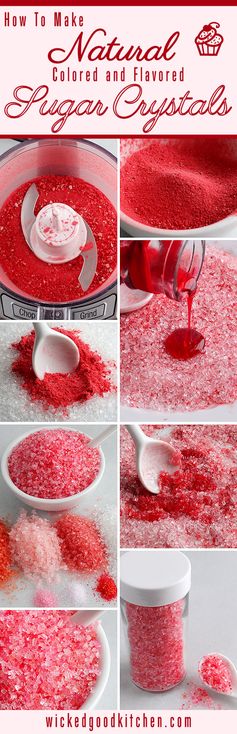 Natural Pink Fairy Dust Sugar Crystal Sprinkles
