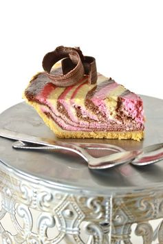 Neapolitan Zebra Cheesecake