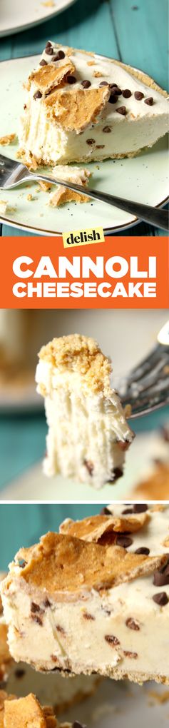 No-Bake Cannoli Cheesecake