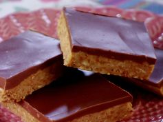 No-Bake Chocolate-Pretzel-Peanut Butter Squares