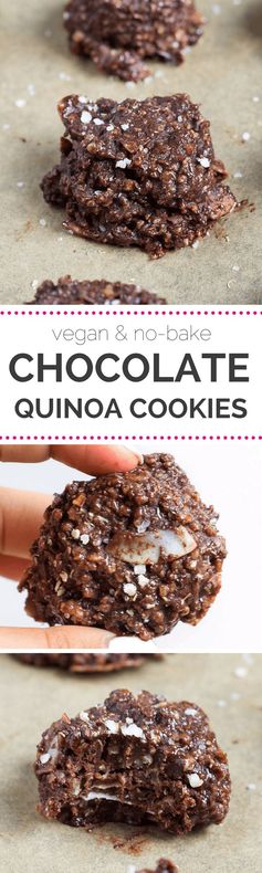 No-Bake Chocolate Quinoa Cookies