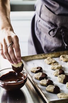 No bake coconut lime cookies