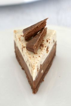 No-Bake Double Layer Tim Tam Cheesecake