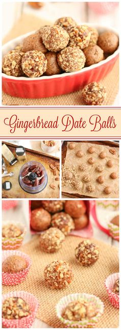 No-Bake Gingerbread Date Balls