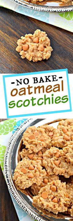 No Bake Oatmeal Scotchies