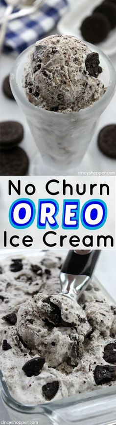 No Churn Oreo Ice Cream