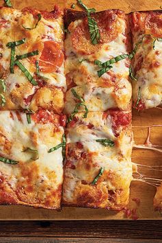 No-Knead Deep-Dish Pizza