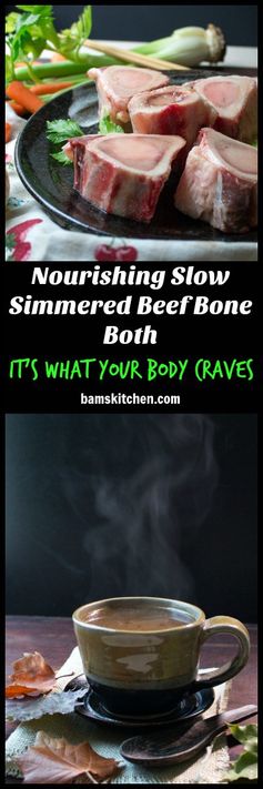 Nourishing Slow Simmered Beef Bone Broth