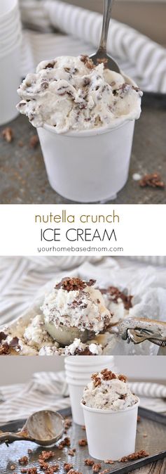 Nutella Crunch Ice Cream