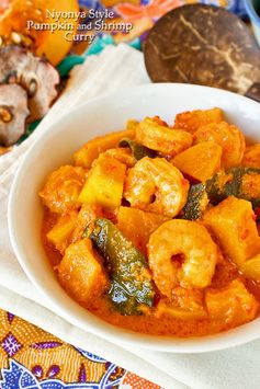 Nyonya Style Pumpkin and Shrimp Curry