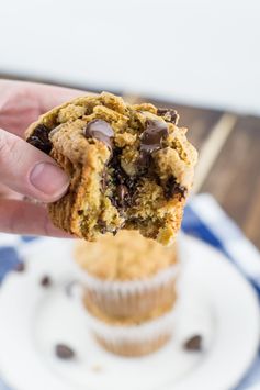 Oatmeal Chocolate Chip Cookie muffins