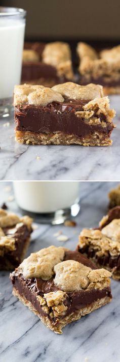 Oatmeal Fudge Bars