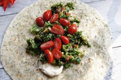 Oil-Free Hummus and Tabbouleh Wrap