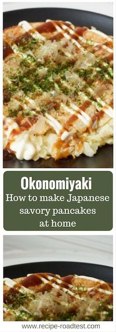 Okonomiyaki: Japanese style pancakes