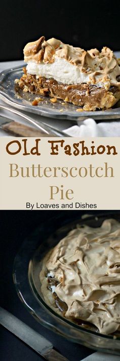 Old Fashion Butterscotch Pie