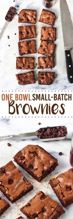 One Bowl Small-Batch Brownies