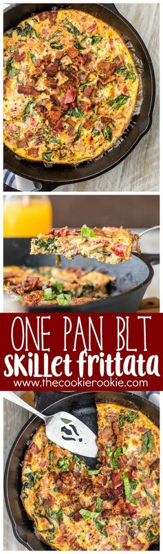 One Pan BLT Skillet Frittata