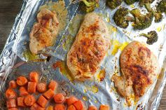 One Pan Roasted Chicken and Vegetables