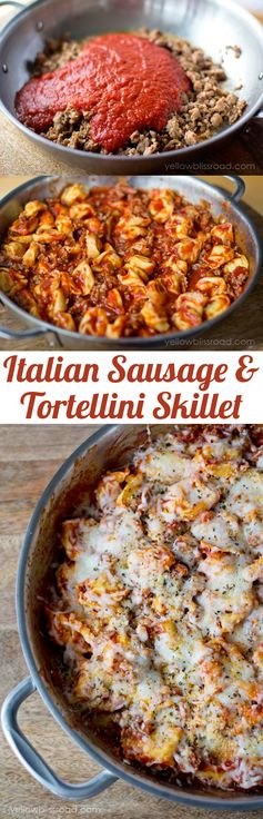 One Pan Sausage and Tortellini