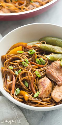 One Pan Teriyaki Chicken and Noodles
