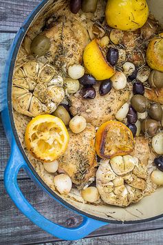 One Pot Greek Lemon Chicken and Rice