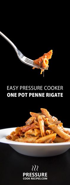 One Pot Pressure Cooker Penne Rigate Pasta